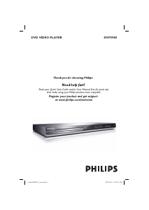 Manual Philips DVP5980 DVD Player