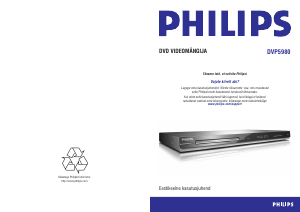 Kasutusjuhend Philips DVP5980 DVD-mängija