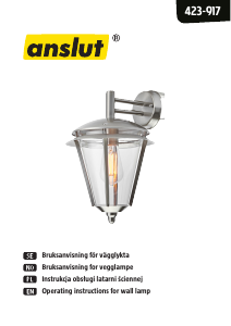 Manual Anslut 423-917 Lamp