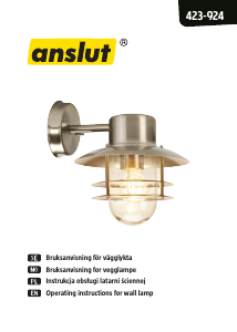 Bruksanvisning Anslut 423-924 Lampe