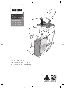 Manual Philips EP1220 Máquina de café expresso