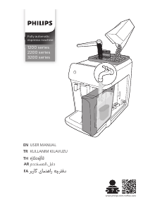 كتيب فيليبس EP1223 ماكينة عمل قهوة إسبريسو