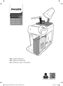 Manual de uso Philips EP2221 Máquina de café espresso