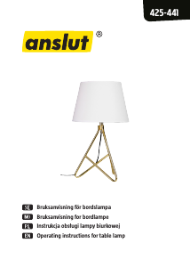 Bruksanvisning Anslut 425-441 Lampe