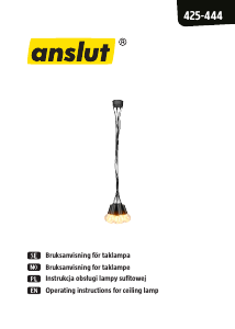 Instrukcja Anslut 425-444 Lampa