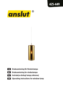 Bruksanvisning Anslut 425-449 Lampe