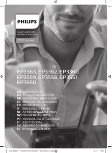 Bruksanvisning Philips EP3360 Espressomaskin