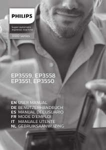 Manual de uso Philips EP3550 Máquina de café espresso