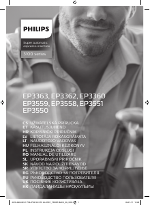 Kasutusjuhend Philips EP3550 Espressomasin