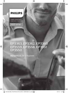 Manual Philips EP3551 Espressor