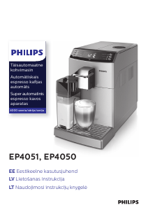 Vadovas Philips EP4051 Espresso kavos aparatas