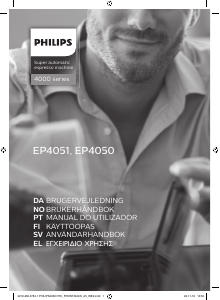 Brugsanvisning Philips EP4051 Espressomaskine