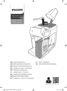 Manual de uso Philips EP4321 Máquina de café espresso