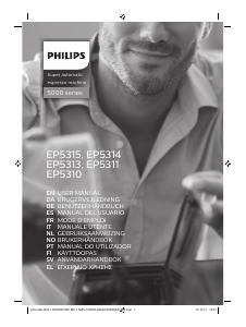 Manual de uso Philips EP5310 Máquina de café espresso