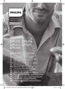 Priročnik Philips EP5311 Espresso kavni aparat