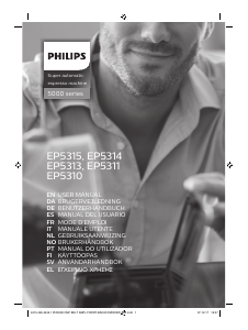 Brugsanvisning Philips EP5314 Espressomaskine