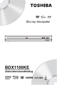 Handleiding Toshiba BDX1100KE Blu-ray speler