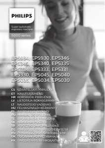 Rokasgrāmata Philips EP5330 Espresso kafijas aparāts