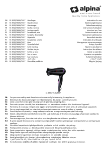 Mode d’emploi Alpina SF-3927 Sèche-cheveux