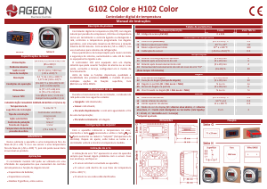 Manual Ageon H102 Color Termostato