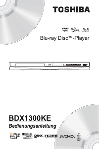 Bedienungsanleitung Toshiba BDX1300KE Blu-ray player