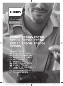 Manual de uso Philips EP5360 Máquina de café espresso