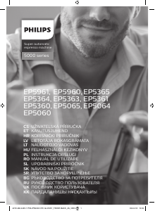 Használati útmutató Philips EP5361 Presszógép
