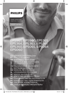 Návod Philips EP5361 Presovač