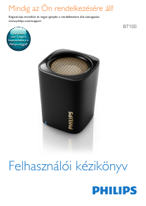 Használati útmutató Philips BT100W Hangszóró