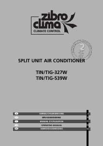 Mode d’emploi Zibro TIG-327W Climatiseur