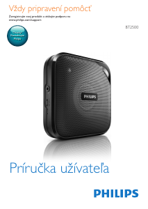 Návod Philips BT2500 Reproduktor