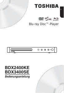 Bedienungsanleitung Toshiba BDX3400SE Blu-ray player