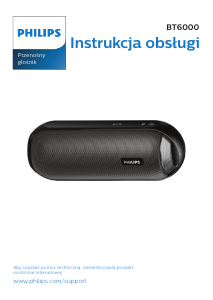 Instrukcja Philips BT6000W Głośnik