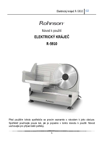 Manuál Rohnson R-5910 Kráječ