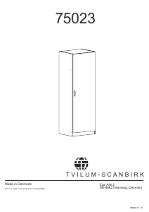 Manual Tvilum 75023 Wardrobe