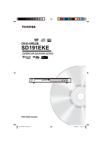 Handleiding Toshiba SD190 DVD speler