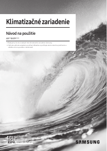 Návod Samsung AR18RXFPEWQN Klimatizácia