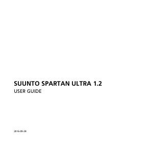 Handleiding Suunto Spartan Ultra 1.2 Sporthorloge