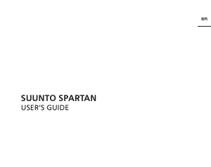 Handleiding Suunto Spartan Sporthorloge