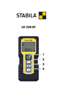 Handleiding Stabila LD250 BT Afstandsmeter