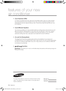 Handleiding Samsung ND028QHXEA Airconditioner