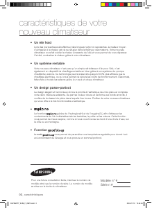 Mode d’emploi Samsung NH022VHXEA Climatiseur