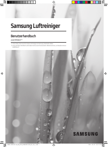 Bedienungsanleitung Samsung AX47R9080SS/EU Luftreiniger