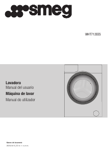Manual Smeg WHT712EES Máquina de lavar roupa