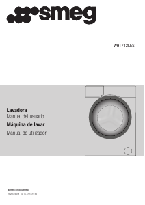 Manual Smeg WHT712LES Máquina de lavar roupa