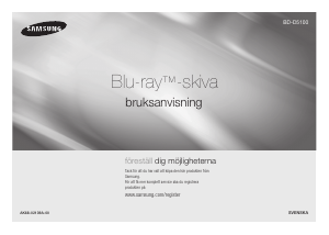 Käyttöohje Samsung BD-D5100 Blu-ray-soitin