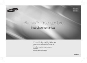 Bruksanvisning Samsung BD-E5300 Blu-ray spelare