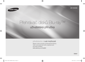 Manuál Samsung BD-ES5000 Přehrávač Blu-ray