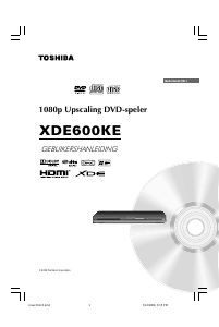 Handleiding Toshiba XDE600 DVD speler