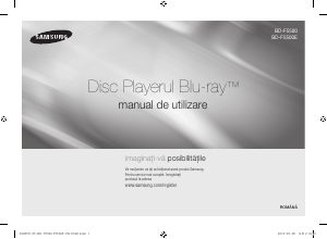 Manual Samsung BD-F5500E Blu-ray player